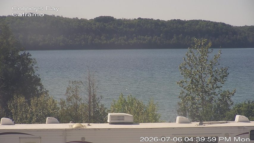 Canal de càmera en directe de Caframo a Georgian Bluffs, Ontario, Canada