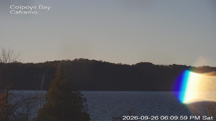 Live camera feed from Caframo in Georgian Bluffs, Ontario, Canada