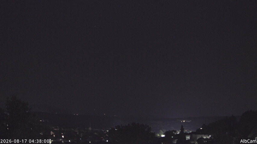 Live camera feed from AlbCam - Göppingen, Germany in View from Göppingen to SSW