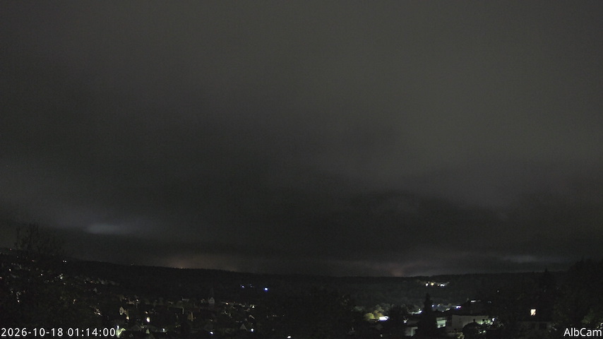 Live camera feed from 🇩🇪 AlbCam Goeppingen in View from Goeppingen to SW