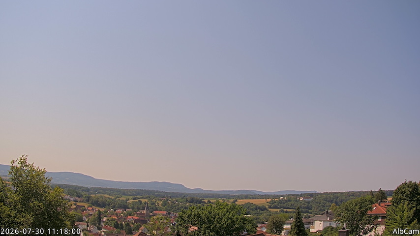 Live camera feed from AlbCam - Göppingen, Germany in View from Göppingen to SSW