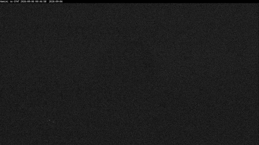 Live camera feed from Canada-France-Hawaii Telescope - North in Hawaii
