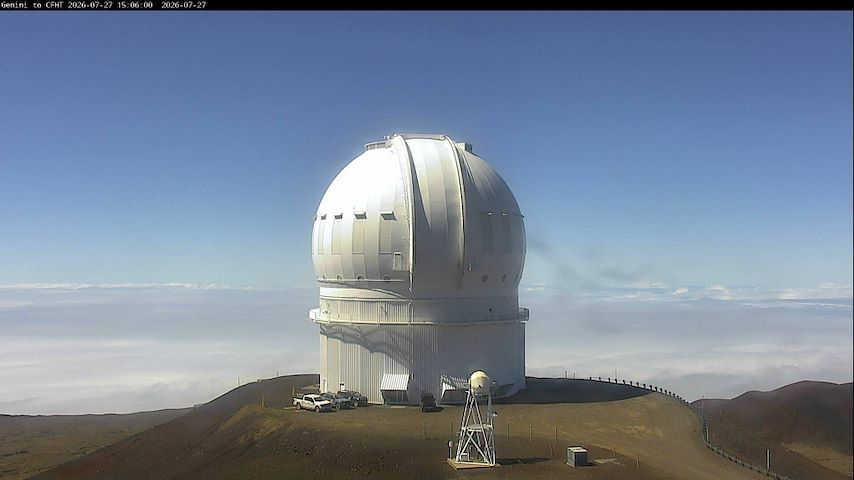 Tiešraides kameras kanāls no Canada-France-Hawaii Telescope - North Hawaii