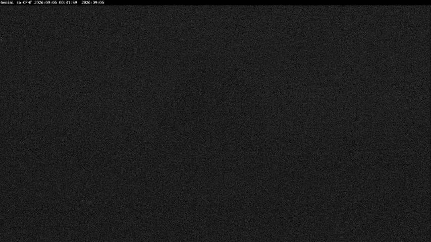 Live camera feed from Canada-France-Hawaii Telescope - North in Hawaii