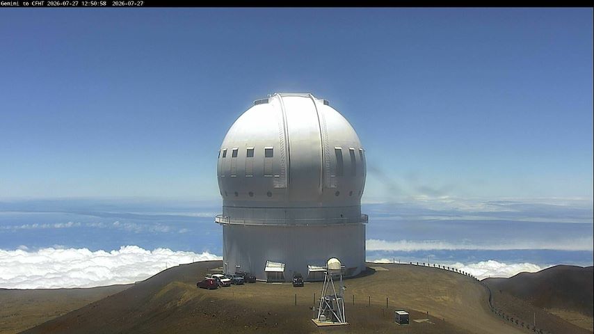 بث كاميرا مباشر من Canada-France-Hawaii Telescope - North في Hawaii