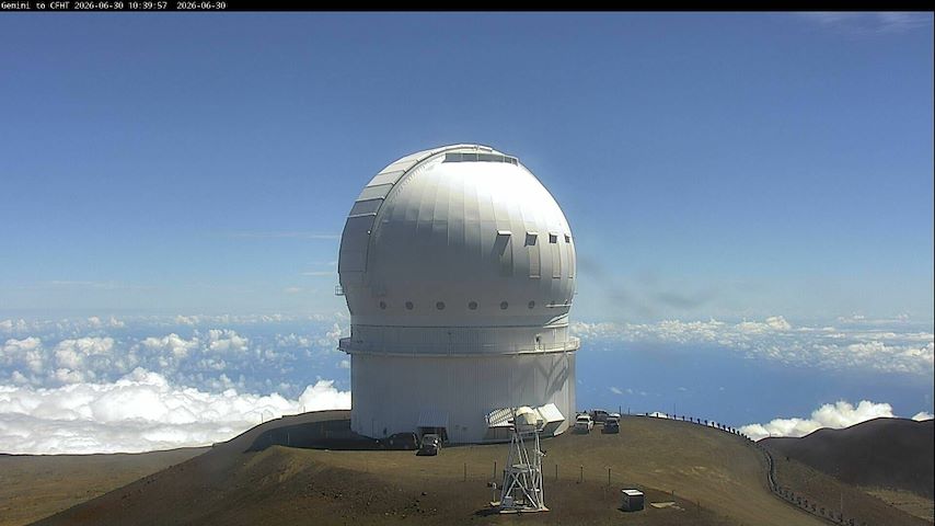 Kanał kamery na żywo z Canada-France-Hawaii Telescope - North w Hawaii