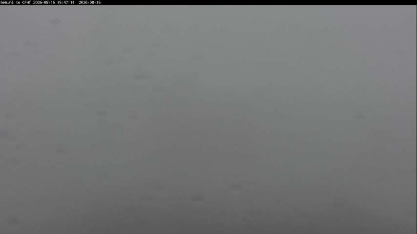 Live camera feed from Canada-France-Hawaii Telescope - North in Hawaii