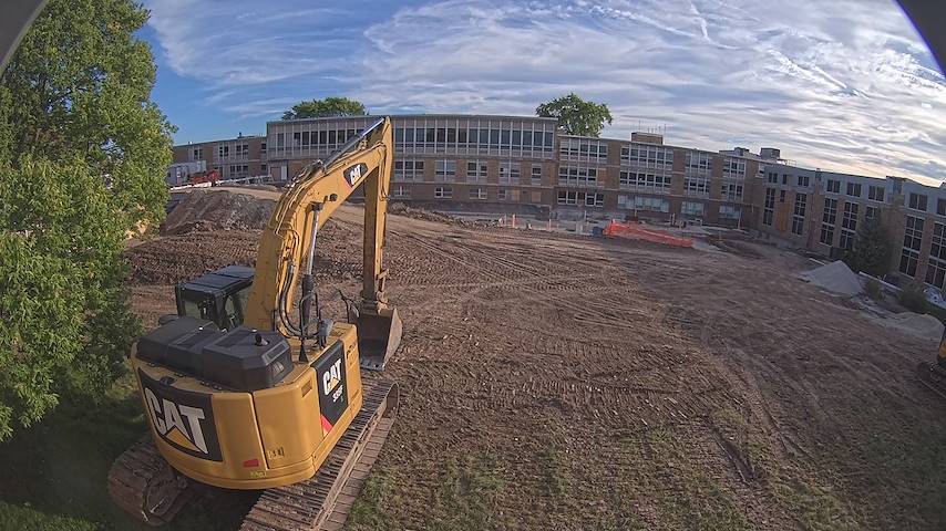 Live camera feed from CUW School of Nursing Construction Camera in Concordia University Wisconsin