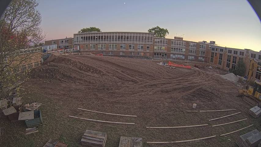Live camera feed from CUW School of Nursing Construction Camera in Concordia University Wisconsin