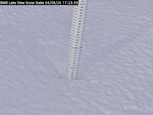Lakeview Snow Depth Image