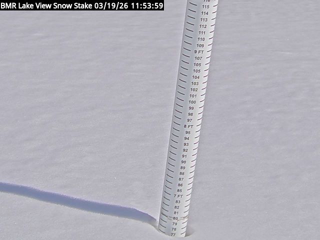 Lakeview Snow Depth Image