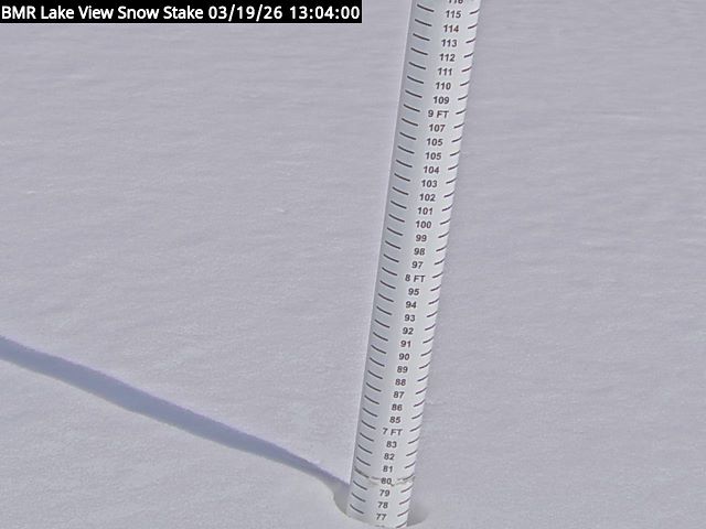Lakeview Snow Depth Image