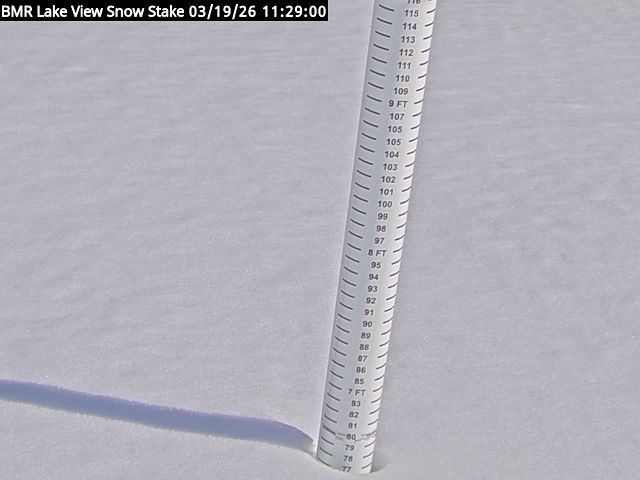 Lakeview Snow Depth Image