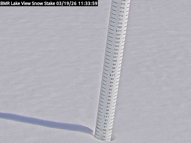 Lakeview Snow Depth Image