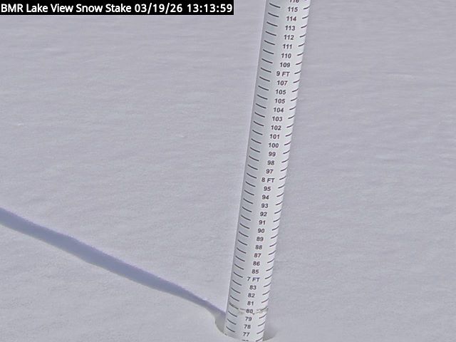 Lakeview Snow Depth Image