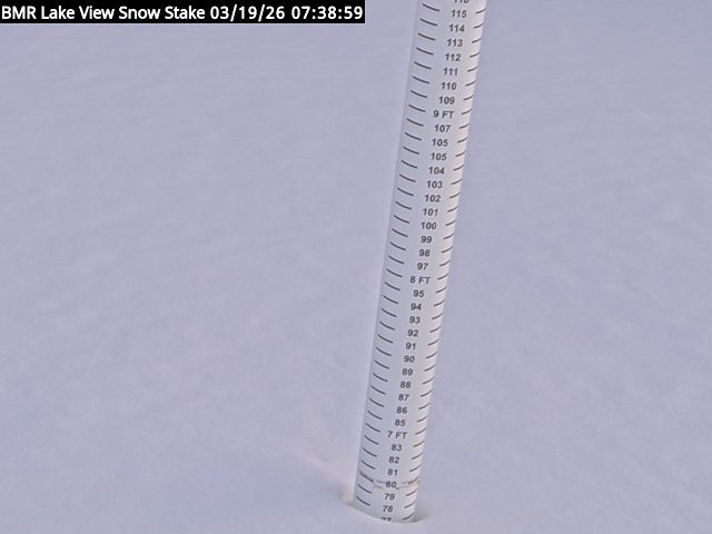 Lakeview Snow Depth Image