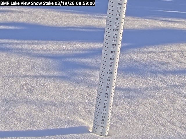Lakeview Snow Depth Image