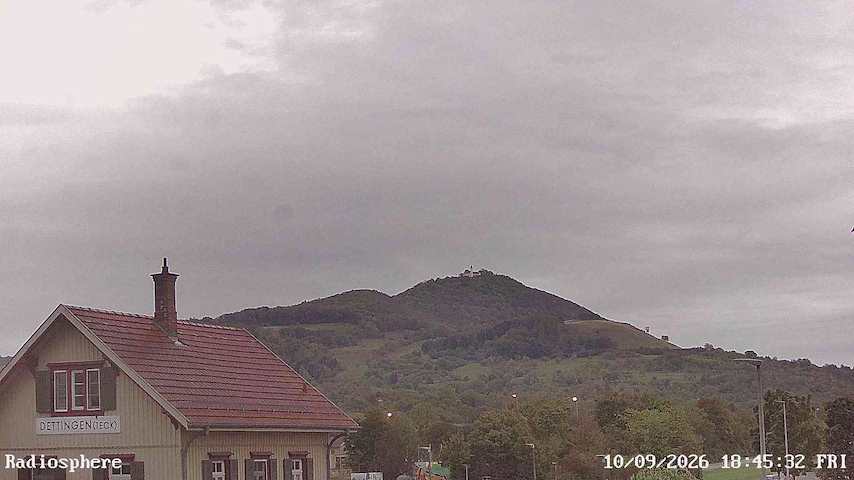 Live camera feed from RADiOSPHERE-BURG TECK in Burg Teck in Owen