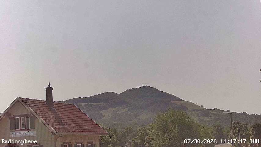 Live camera feed from RADiOSPHERE-BURG TECK in Burg Teck in Owen