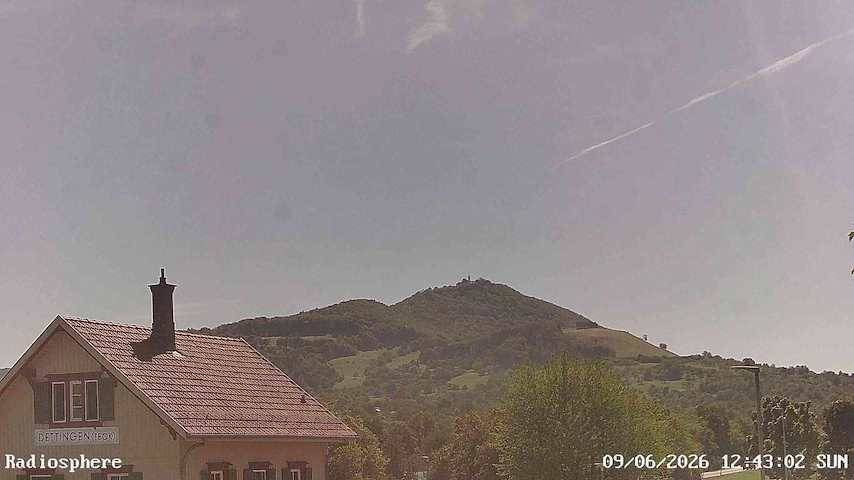 Live camera feed from RADiOSPHERE-BURG TECK in Burg Teck in Owen